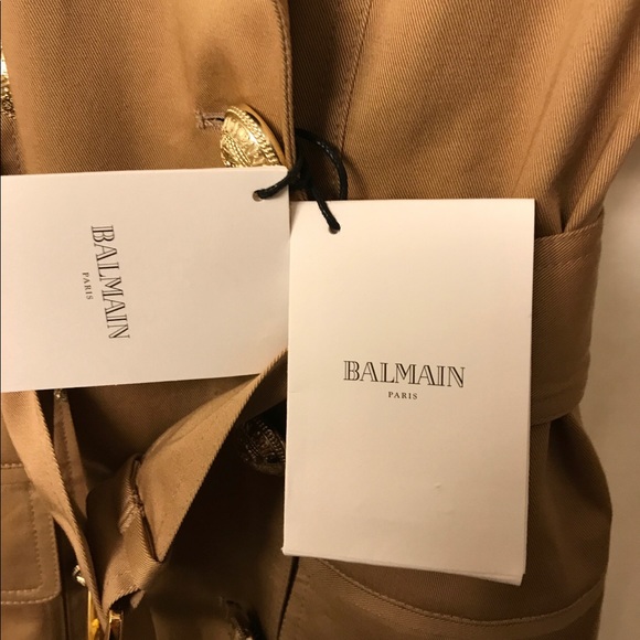 Balmain trench coat. - Picture 3 of 6